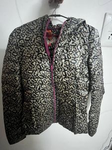 Leopard Print Puffer Jacket