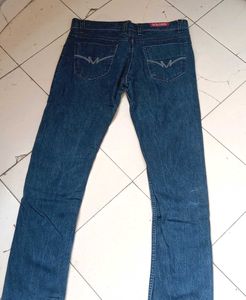 Dark Blue Denim Jeans