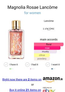 Magnolia Rosae Lancome for women 🌹💐