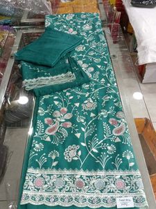 Emerald Green Embroidered Salwar Suit