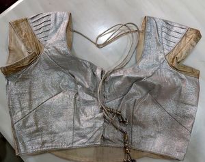 Silver Designer Blouse