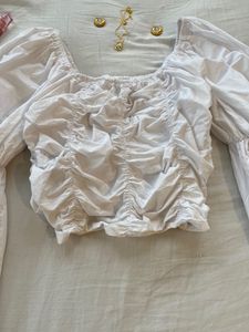 Pinterest White Crop Top