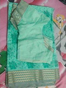 Sea Green Dress Material
