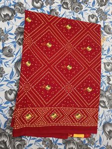 Bandhani Puja Saree