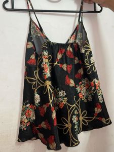 Vintage Floral Print Cami