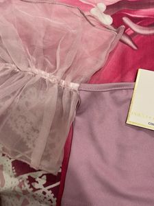 Cute Ruffle Sleeve Tube Top (Free Gift Included)