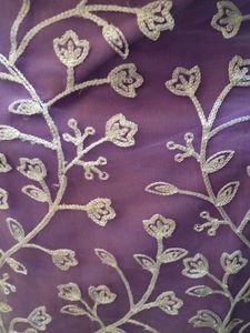 Elegant Purple Dress Material