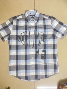 Tommy Hilfiger Plaid Graphic Button-Down Shirt