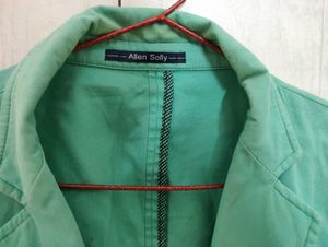 Stylish Mint Green Allen Solly Blazer For Men