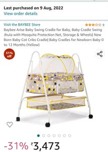 Baby Cradle - Baybee Swing Cradl