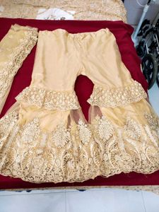full work dress with double flared Bottom and wor