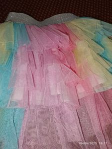 2-4 Age Girl Skirt/unicorn Colour
