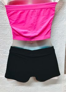 Pink Bandeau Top For Small To Large Size