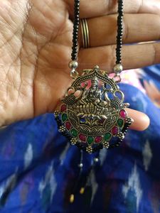 Very Beautiful Lakshmi Black Beads