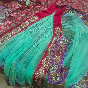 Reception Lehanga Saree