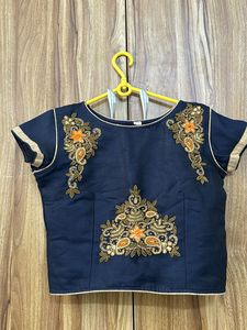 Embroidery Crop Top