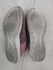 Gray &amp; Pink Slip-On Sneakers