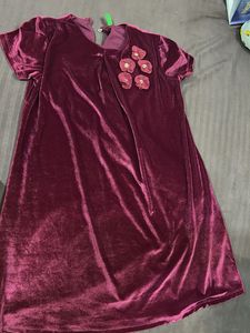 UCB Velvet Partywear Dress(8-10years)