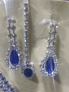 Stone Royal Blue Jewel Set