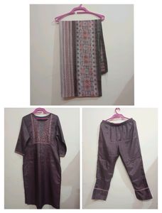 Sanisa Women Kurta, Pant And Dupatta Set