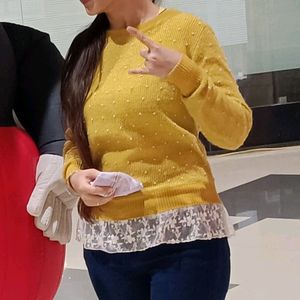 Winter Mustard Yellow Top