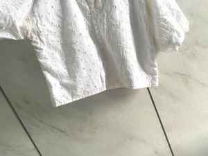 Eyelet Crop Top