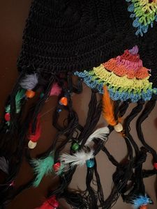 Crochet Halter Fringe Top