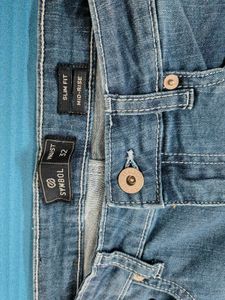 Symbol Women&#39;s Slim Fit Jeans (Mid Rise)