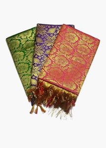 Traditional Ponnadai Jari Shawls