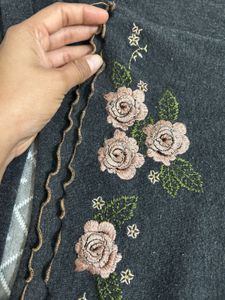 Floral Embroidered Long Sleeve Top
