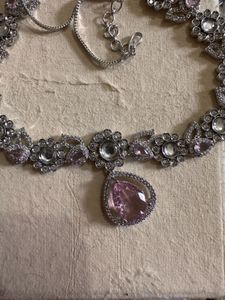 Pink and silver toned AD set.