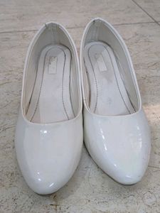 White Ballet Heels