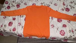 Orange Pullover Sweater