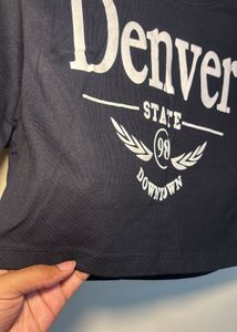 Denver State Crop Top