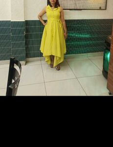 lime green yellowish Casual Dress