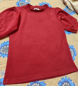 Red And White Fashionable Tops