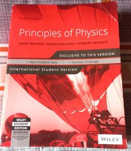 Principles of Physics Book, HALLIDAY RESNICK