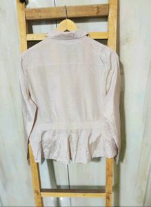 Beige Colour Designer Shirt Size-36-38