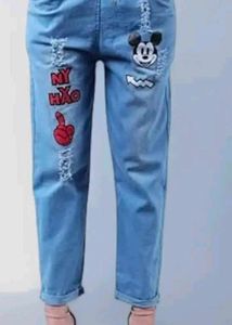 Women's Denim Joggers