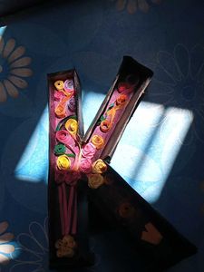 Handmade Floral Letter K