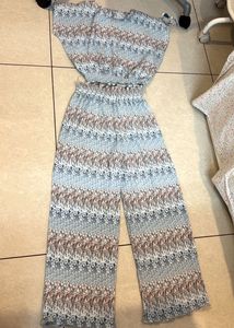 Boho Chic Patterned Two-Piece Set