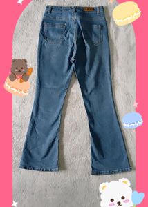 For Short Girls Blue Women Bootcut Jeans