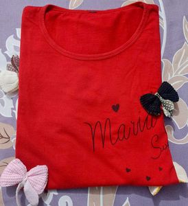 Red Graphic T-shirt