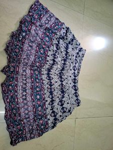 Boho Print Mini Skirt