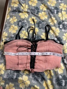 Cute Pink Corset Top