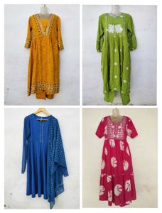 4 Kurta Set Combo
