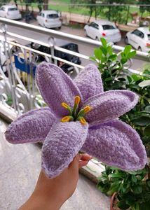 Handmade Crochet Lily