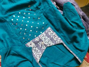 Rama Green Cotton Suit Boutique Made