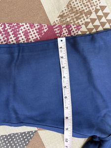 Blue pure cotton Trouser