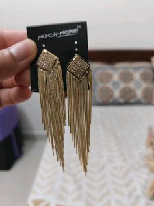 Dangling Gold Earrings